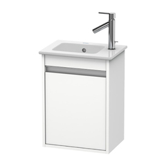 Duravit Ketho База под раковину 550x400x285, 1 дверка, для раковины 072343, цвет белый матовый KT6417L1818 фото