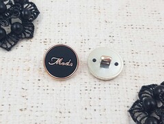 Пуговицы костюмные, матовые, d 2 см, золото