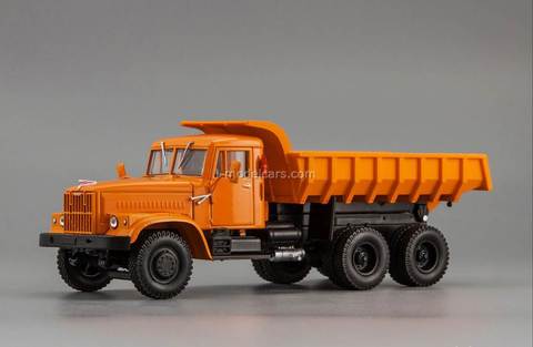 KRAZ-256B 1969-1977 from movie Mimino orange 1:43 Nash Avtoprom