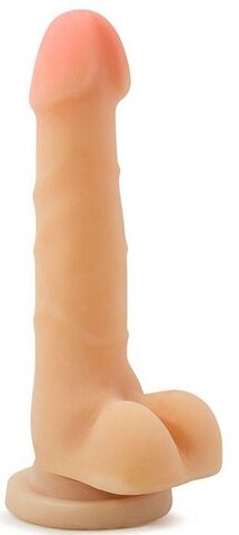 Телесный фаллоимитатор 7 inch Sam - 19 см. - Blush Novelties Au Naturel BL-58323