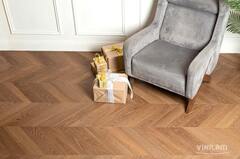 SPC ламинат Vinilam Parquet Chevron Шеврон Плезир I1651102