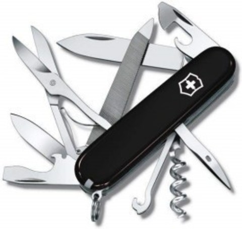 Нож складной Victorinox Mountainee, 91 mm, Black (1.3743.3)