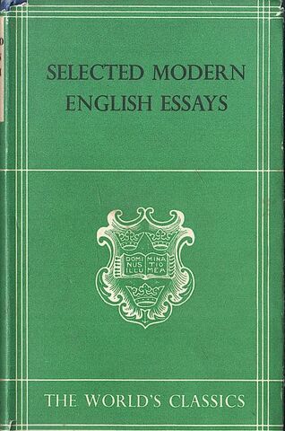Selected Modern English Essays