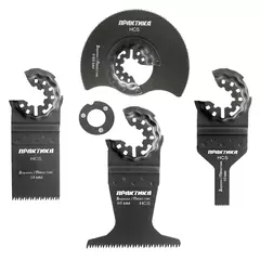 Набор насадок для МФИ ПРАКТИКА 4 шт по дереву №1 в блистере (240-508)