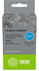 Картридж ленточный Cactus CS-M210-750595WT (M210-750-595-WT) для Brady M210, M211, M210-LAB