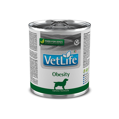 Влажный корм Farmina Vet Life Dog Obesity при ожирении для собак 300г(Обесити)