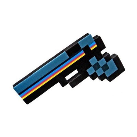 Игровой набор"Пистолет Пиксельный"черный 24см