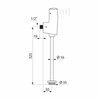 Delabie 479412 Комплект TEMPOMATIC 4 (писсуар) угловой, батарея 6V , раст.50 + патрубок