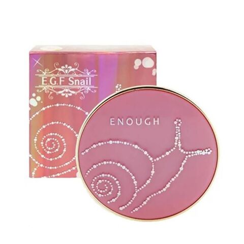 Enough EGF Snail Two Way Cake SPF43 PA++ омолаживающая пудра с муцином улитки тон 21 + запасной блок