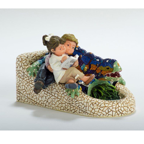 Статуэтка Чтение вместе с драконом Nadal