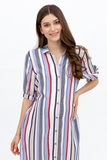 Платье для беременных 16126 полоска