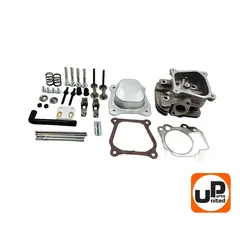 Головка цилиндра UNITED PARTS в сборе 152/154F (ПОЛНЫЙ КОМПЛЕКТ, шпильки, клапанная крышка, прокладки, детали головки цилиндра)