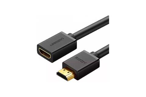 Кабель UGREEN HD107 (10140) HDMI 4K Male to Female Cable, 0,5м, черный