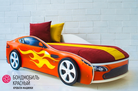 Кровать с подъемным механизмом Бондмобиль