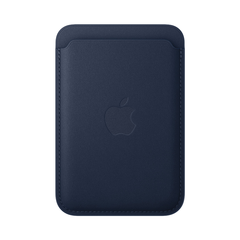 Тканевый чехол-бумажник с поддержкой MagSafe Apple FineWoven Wallet (2023), Deep Blue (Темно-синий)
