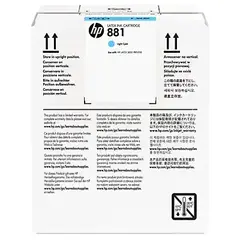 Картридж HP 881 CR335A 5-Ltr Light Cyan Latex Ink Cartridge для HP Latex 1500/3000/3100/3200/3500
