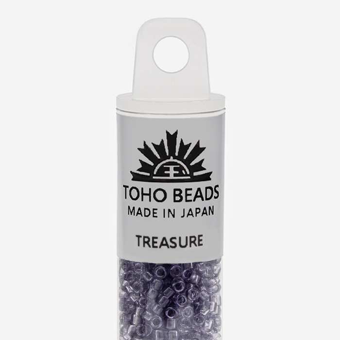Японский бисер TOHO Treasure (№19), прозрачный