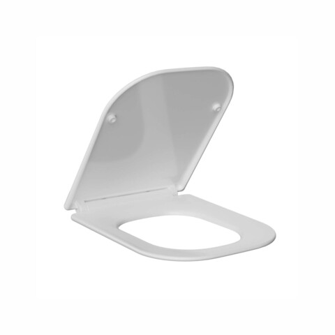 Aquatek AQ4001-00 AQ4001-00 Сидение с крышкой (дюропласт) SQUARE (для AQ4411, AQ4451), SoftClose, QuickRelease, белая