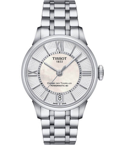 Наручные механические часы Tissot Chemin des Tourelles Powermatic 80 Lady T099.207.11.118.00