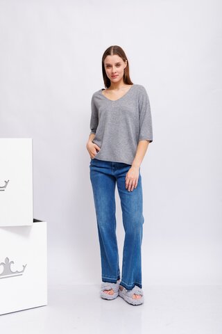 Oui Джемпер с шерстью и кашемиром