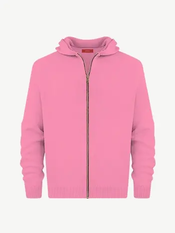 Толстовка на замке из шелка