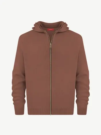 Толстовка на замке из шелка