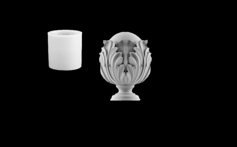 Силиконовый молд № 1044 ручка/шишка