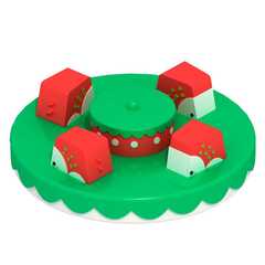 Детский аттракцион 4kids Карусель «Клубничка» c электроприводом