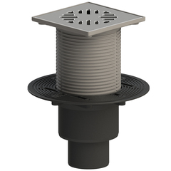 ТП-310 (Hs+Ms) Трап регулируемый вертикальный с комбинированным затвором