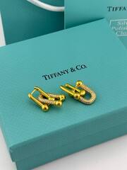 Серьги трансформеры TIFFANY HARD с куб.циркониями