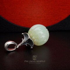 Женский кулон из серебра