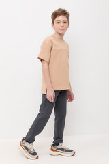 брюки  для мальчика  К 400457-1/1/темно-серый