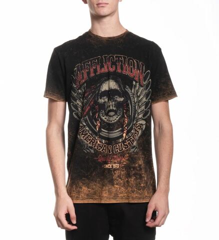 Affliction | Футболка двусторонняя мужская Native Exhaust Tee A28292 перед