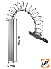 Щетка графитовая UNITED PARTS для стиральных машин 5х12,5х36мм универсальная (Electrolux, Bosch, Siemens, Ariston, Indesit, Zanussi, Ardo) (90-1378)