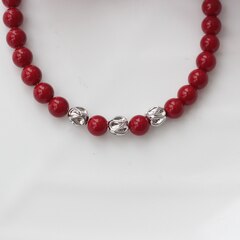 Бусина разделитель фриформ (спейсер), 6 мм, родий, 5 штук, Р096