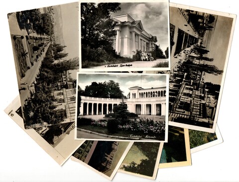 Набор фотооткрыток 9 шт. Кисловодск 1935-53,62 гг. Редкие XF