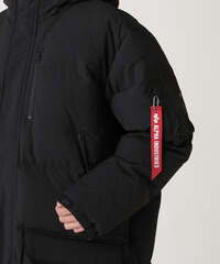 Пуховик Alpha Industries Long Puffer Parka Black (Черная)