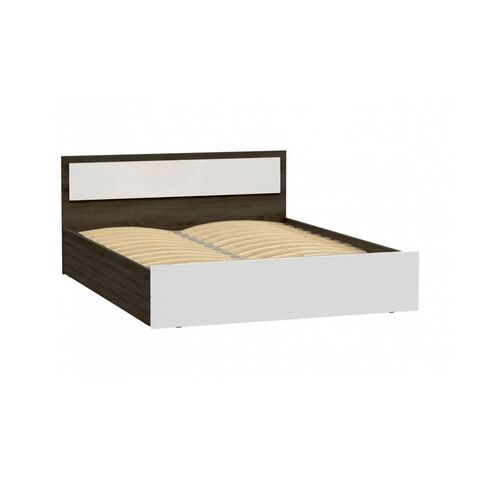 С/Г Мартина Кровать с подъемным механизмом 1,4м (Белый глянец, венге)