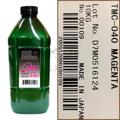 Тонер IMEX TMC 040 пурпурный универсальный для HP Color LJ - 1 кг Green ATM