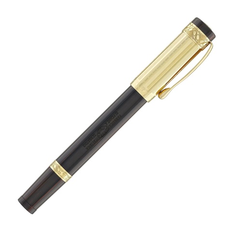 Ручка перьевая Aurora Umberto Nobile LE Dark-Brown & Vermeil Gold, F (AU-950F)