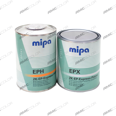 Mipa 2K Грунт Epoxy Primer Express НОВИНКА светло-серый 1л + 1л отв. (комплект)