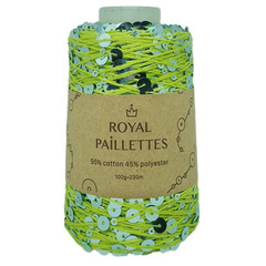 Royal Paillettes (612 - салат серебро)