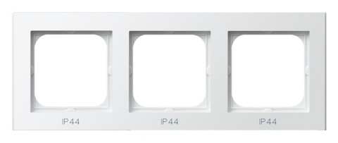 Рамка на 3 поста для выключатель IP-44. Цвет Белый. Ospel. Sonata. RH-3R/00