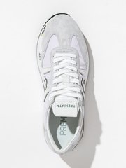 Комбинированные кроссовки Premiata Conny 5616 на шнуровке в интернет магазине