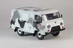UAZ-3741 white camouflage with star Agat Mossar Tantal 1:43
