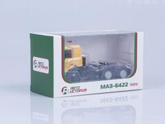 MAZ-6422 truck tractor 1989 late cab yellow 1:43 AutoHistory (AIST)