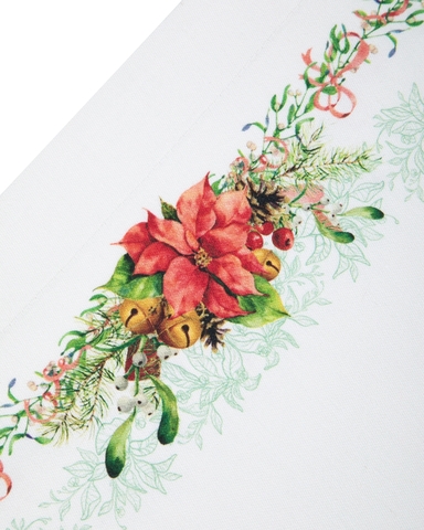 Набор салфеток подстановочных 2шт 35х50см Mix&Match Home Елочка белый с принтом