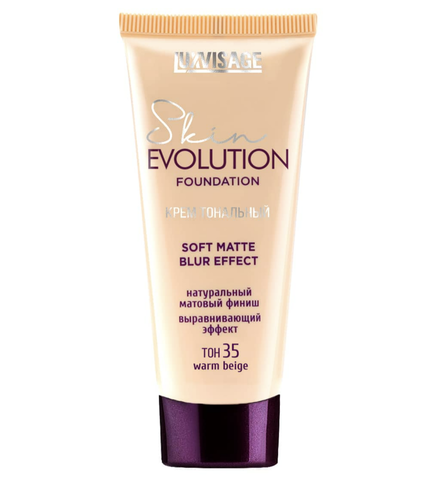 Skin Evolution soft matte blur effect тон 35 Warm beige Lux Visage