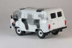 UAZ-3741 white camouflage with star Agat Mossar Tantal 1:43