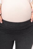 Утепленные леггинсы для беременных 16046 антрацит